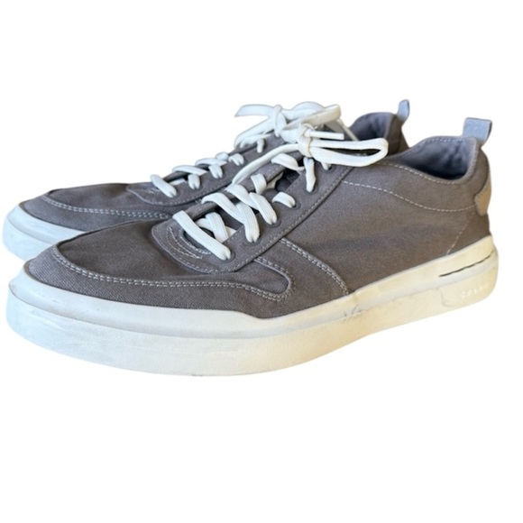 Cole Haan men grand 360 canvas sneaker size 10 very good condition gray - Picture 12 of 13